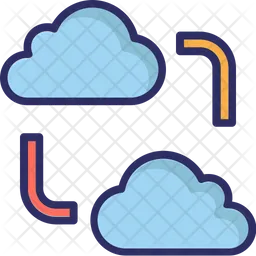 Cloud Sharing  Icon