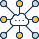 Cloud Sharing Network Icon