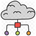 Cloud Database Cloud Computing Cloud Sharing Icon