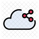 Cloud Sharing Database Icon