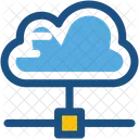 Cloud Network Sharing Icon