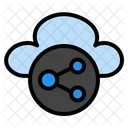 Cloud Sharing Cloud Storage Cloud Technology Icon