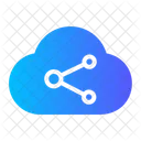 Cloud Sharing Data Sharing Storage Icon