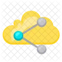 Cloud Sharing Net Network Icon