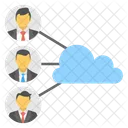 Cloud Sharing Community Icon