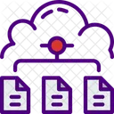 Cloud Sharing File  Icon