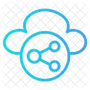 Cloud Sharing  Icon