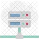 Cloud Sharing Server And Cloud Data Sharing  Icon