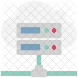 Cloud Sharing Server And Cloud Data Sharing  Icon