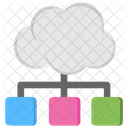 Cloud Sharing Service  Icon