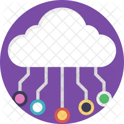 Cloud Sharing Service  Icon