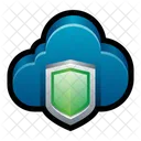 Cloud Shield Protect Icon