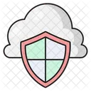 Cloud Security Shield Icon
