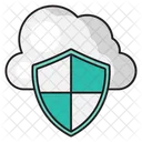 Cloud Security Shield Icon