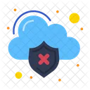 Cloud Shield Secure Shield Protection Icon
