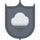Cloud Shield Cloud Security Cloud Protection Icon