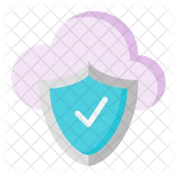 Cloud Shield Check  Icon