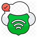 Cloud shield  Icon