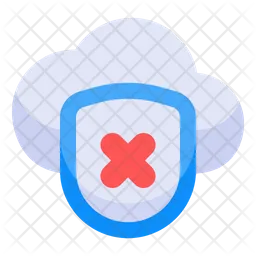 Cloud Shield Rejected  Icon