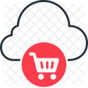 Cloud Shopping Online Shopping Ecommmerce Icon