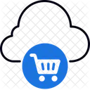 Cloud Shopping Online Shopping Ecommmerce Icon