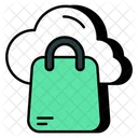 Cloud Shopping Cloud Purchase Cloud Commerce Icon