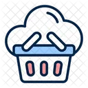 Cloud Shopping Online Icon