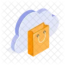 Cloud Shopping  Icon