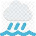 Cloud showers water  Icon
