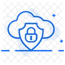 Cloud Sicherheit Cloud Schutz Cloud Authentifizierung Symbol