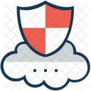 Sicherheit Schild Cloud Symbol