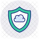 Cloud Sicherheit Backup Cloud Symbol