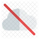 Cloud slash  Icon