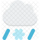 Cloud Sleet Cloud Nature Icon