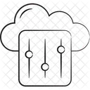 Cloud Sliders Control Switch Icon