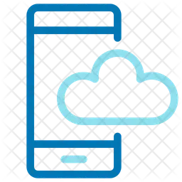 Cloud smartphone  Icon