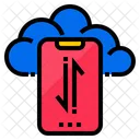 Cloud Smartphone  Icon