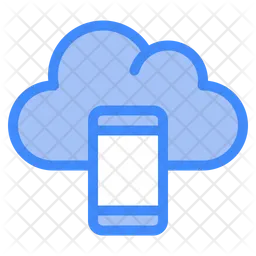 Cloud Smartphone  Icon