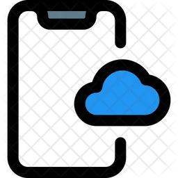 Cloud Smartphone  Icon