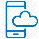 Cloud smartphone  Icon