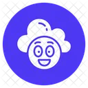 Cloud Smiley Emotion Emoticon Icon