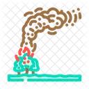 Smoke Cloud Wildfire Icon