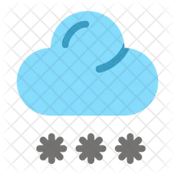 Cloud Snow  Icon