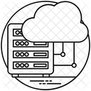 Cloud Speicher Computing Symbol
