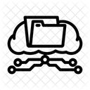 Speicher Cloud Computing Symbol