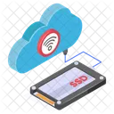 Cloud Speicher Drahtlos Symbol