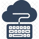 Cloud Computing Cloud Daten Tastatur Symbol