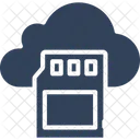 Cloud Speicher SD Karte SD Speicherkarte Symbol