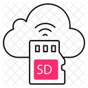 Cloud-Speicher  Symbol