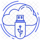 Cloud-Speicher  Symbol